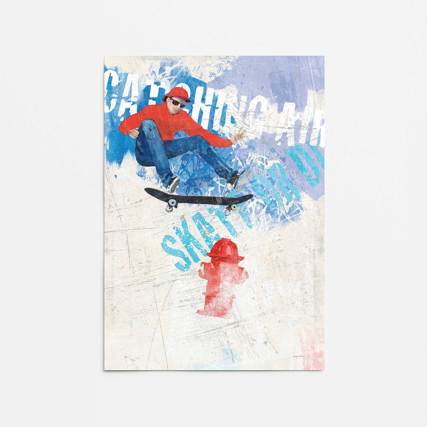 [Color:Rolled Print], Picture of close up of art