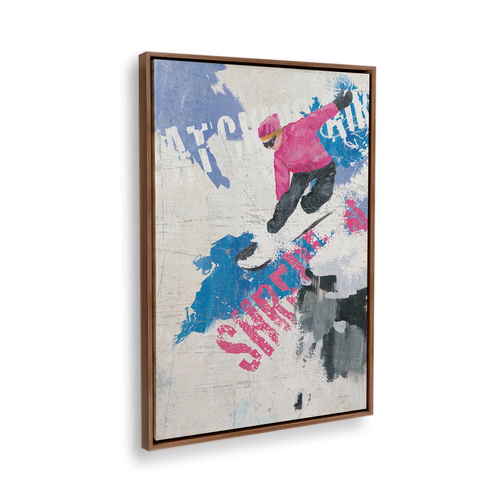 [Color:Walnut], Picture of the corner of the art