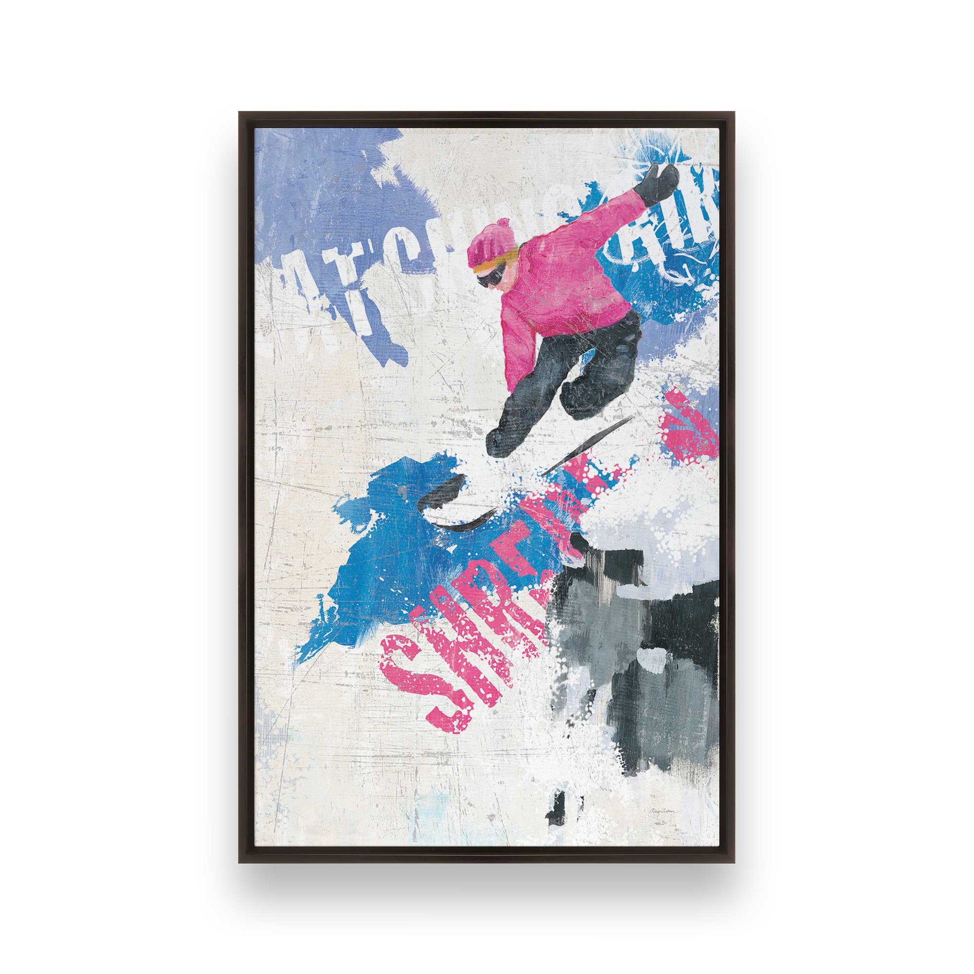 [Color:Espresso], Picture of art in a Espresso frame