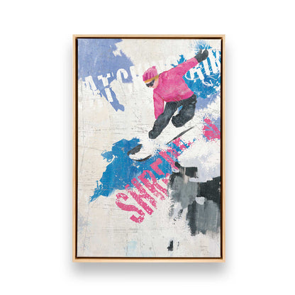 [Color:American Maple], Picture of art in a American Maple frame