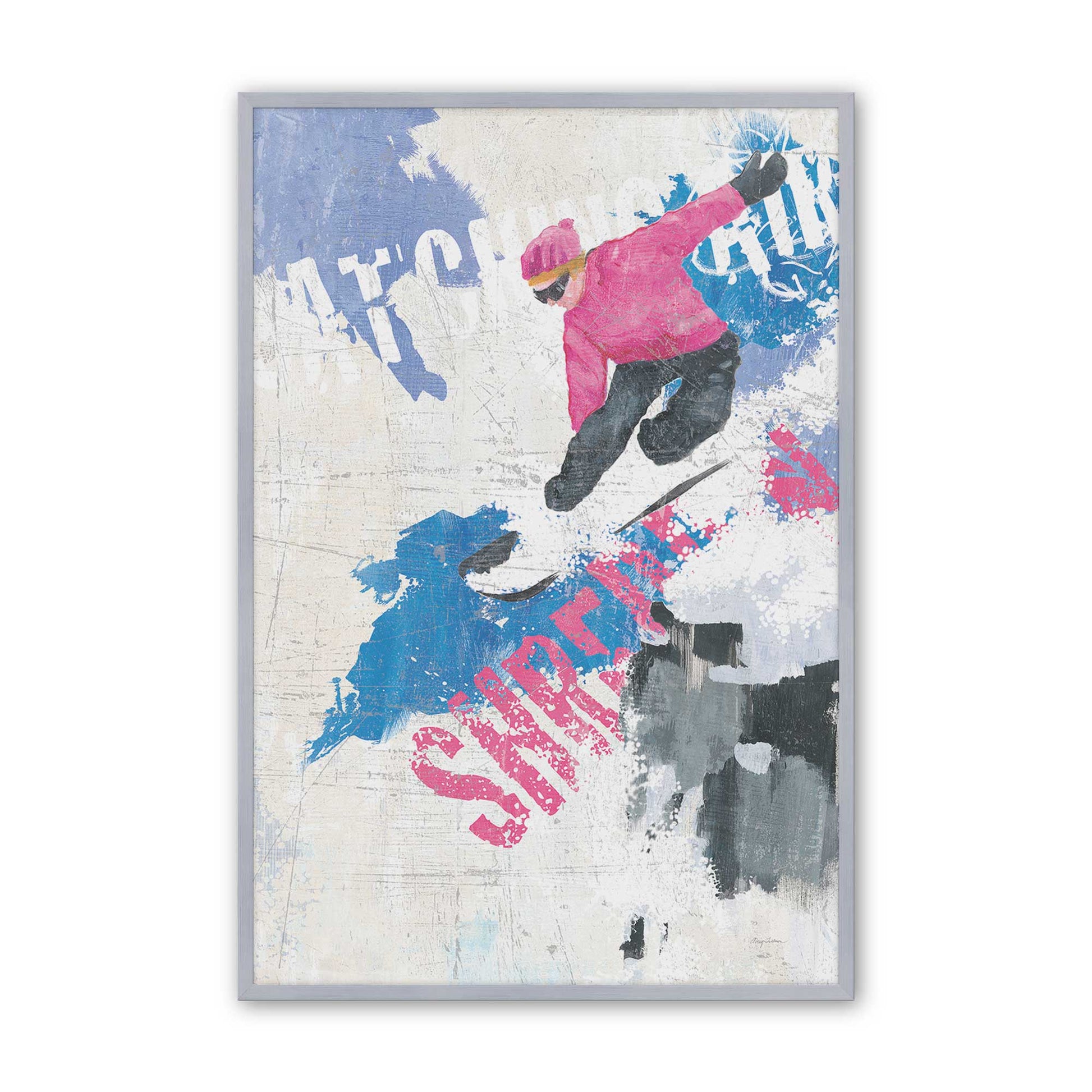 [Color:Polished Chrome], Picture of art in a Polished Chrome frame