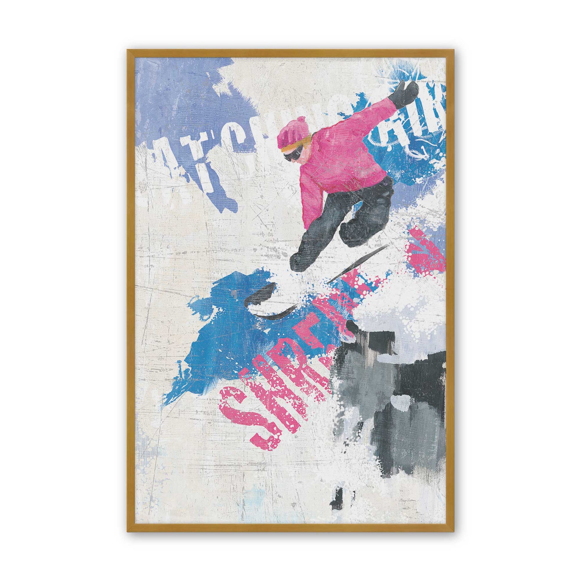 [Color:Polished Gold], Picture of art in a Polished Gold frame