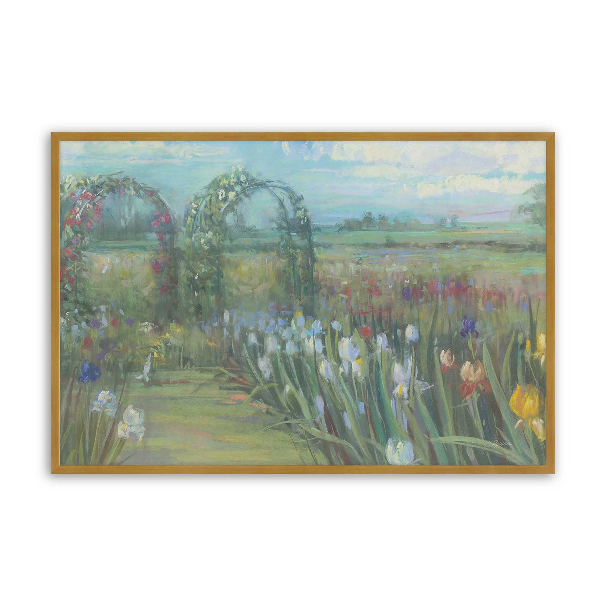 [Color:Polished Gold], Picture of art in a Polished Gold frame