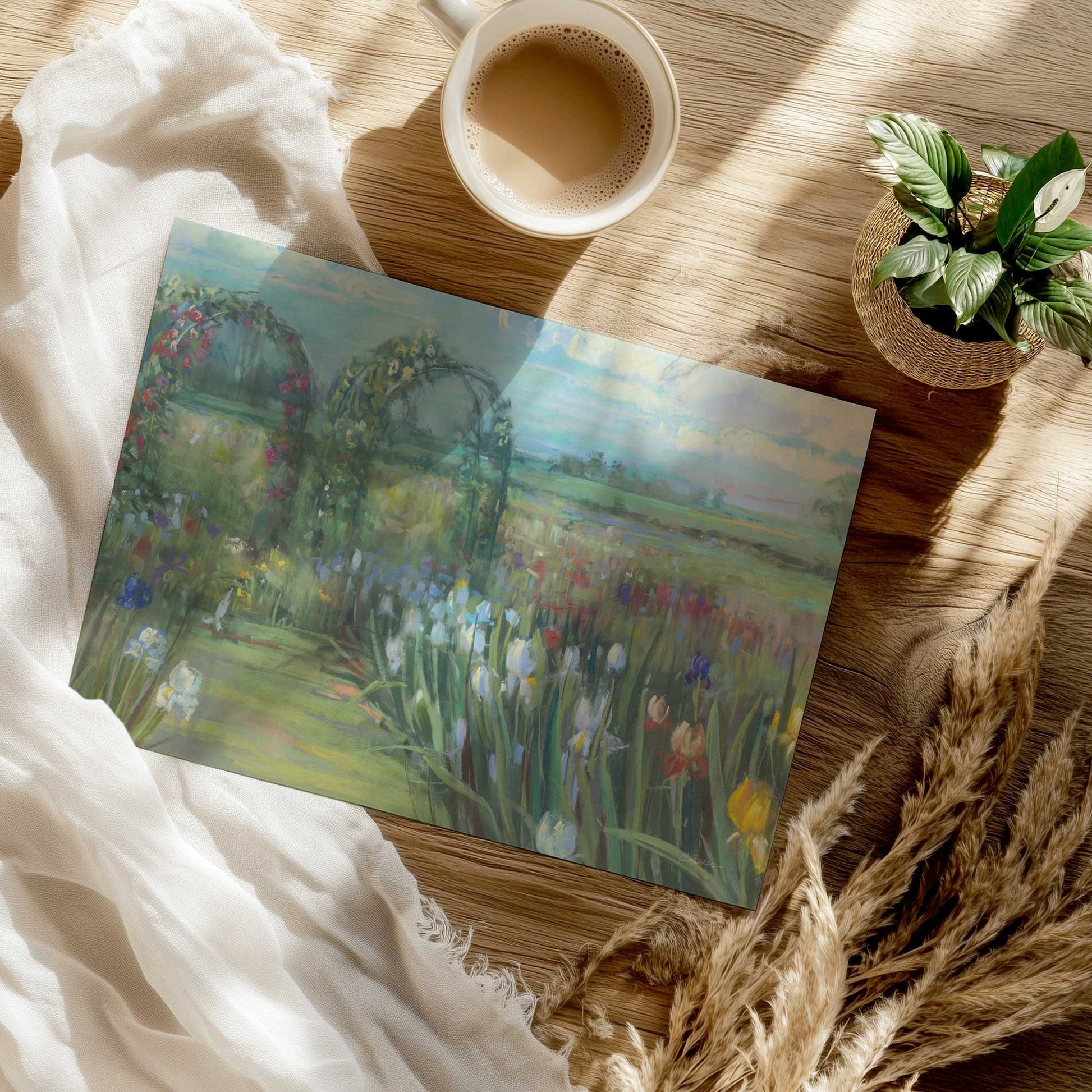 [Color:Rolled Print], Picture of close up of art