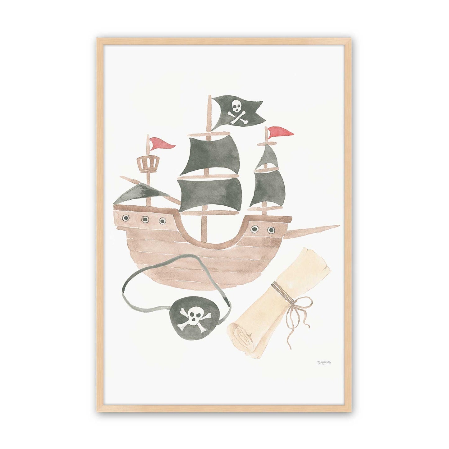 [Color:Raw Maple], Picture of art in a Raw Maple frame