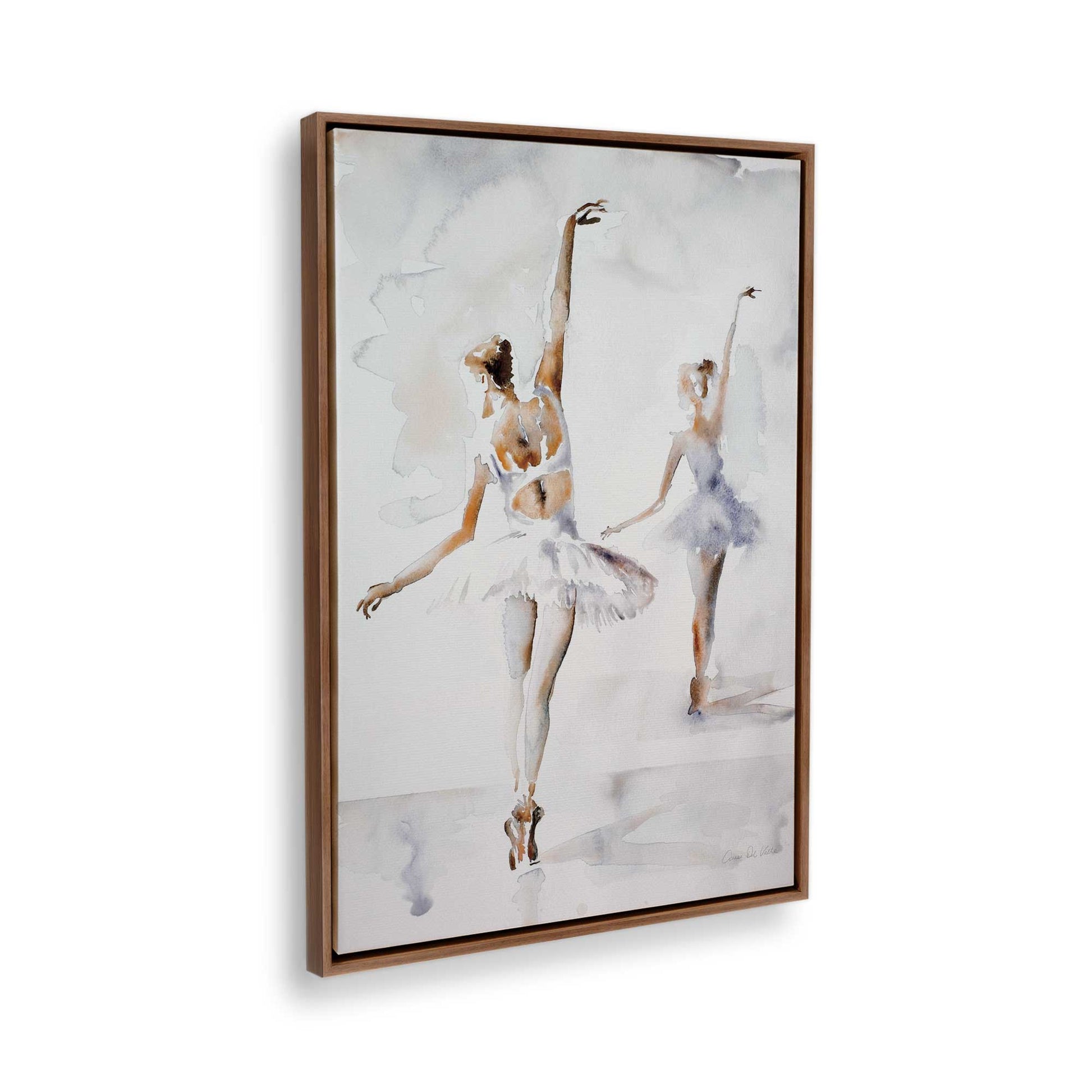 [Color:Walnut], Picture of the corner of the art