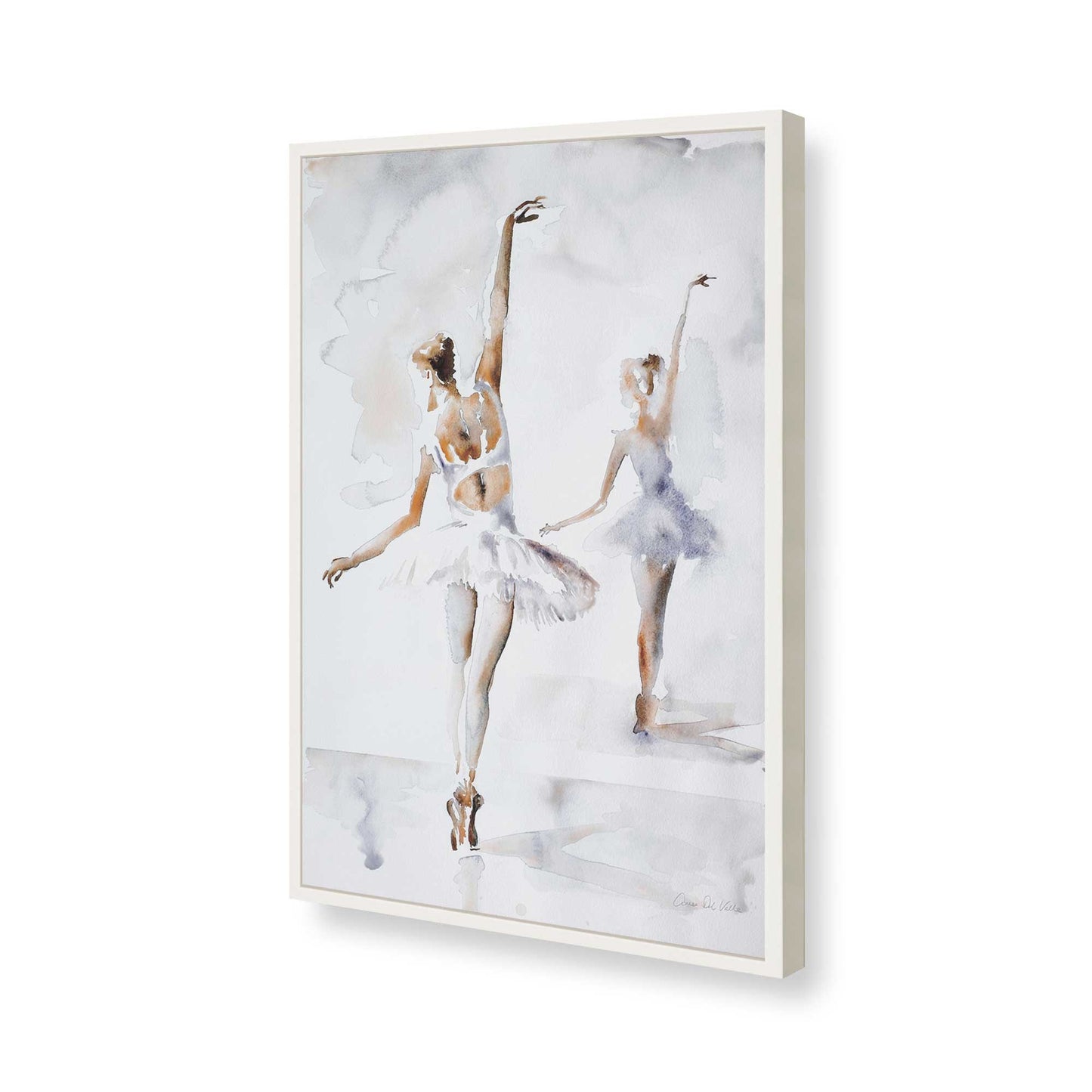 [Color:Opaque White], Picture of art in a Opaque White frame of the corner