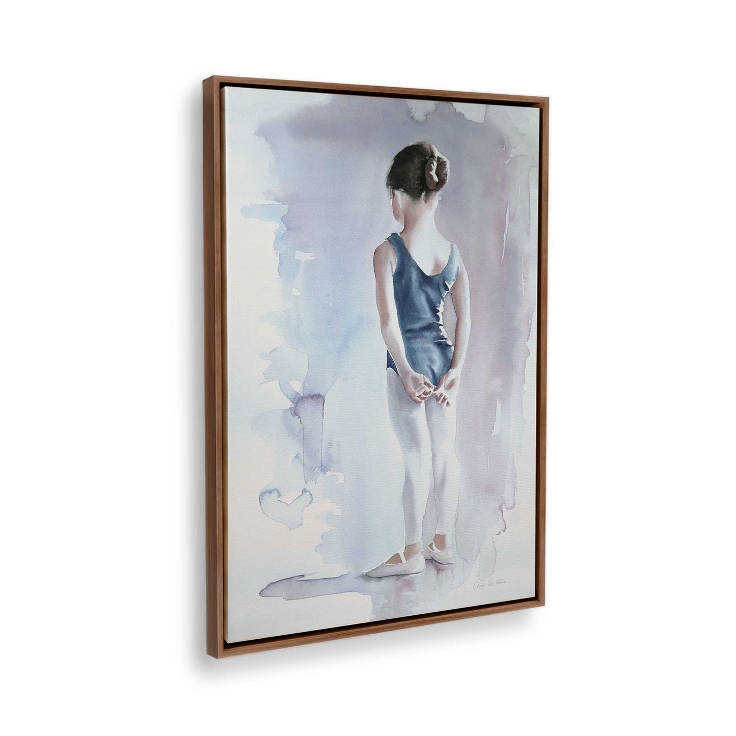 [Color:Walnut], Picture of the corner of the art