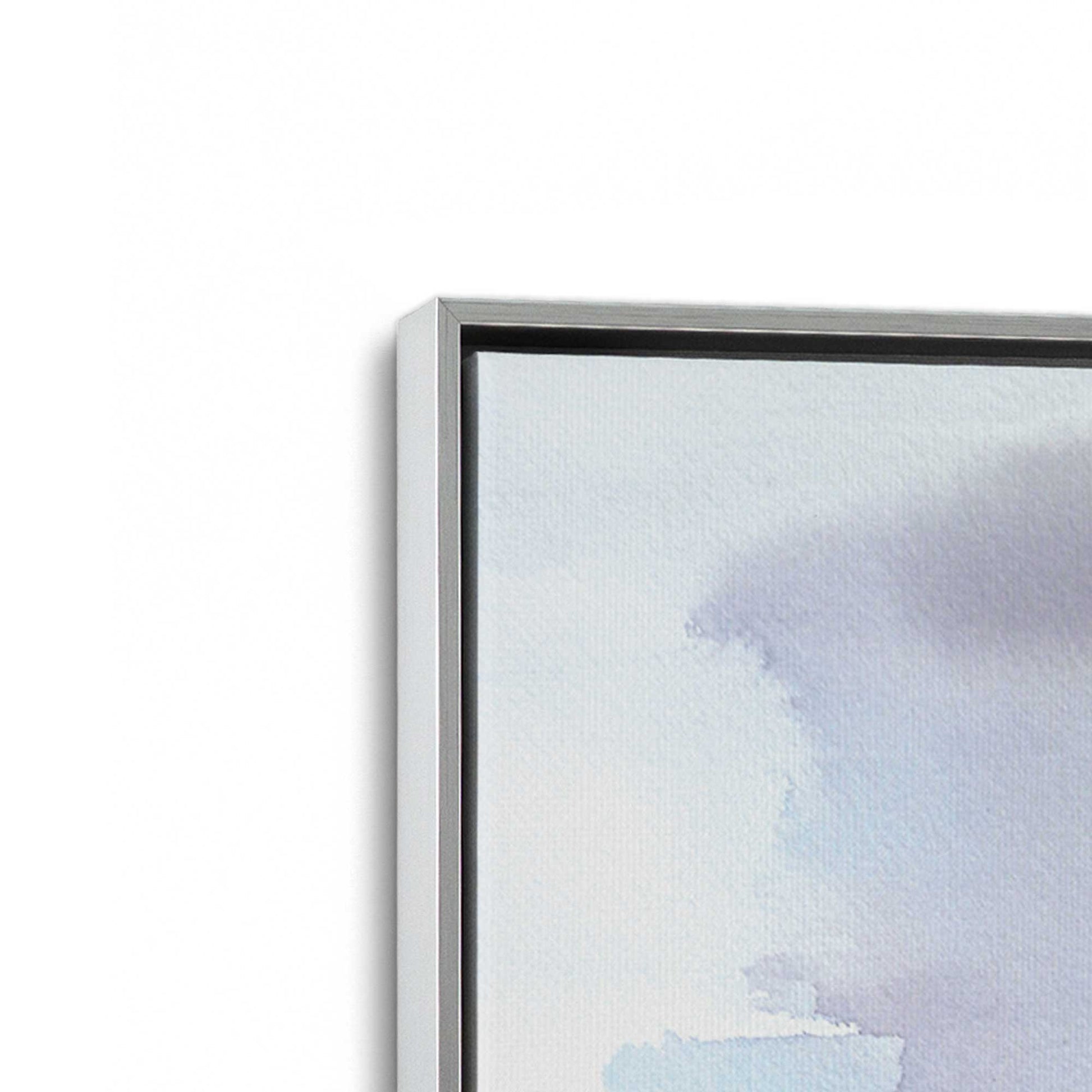 [Color:Polished Chrome], Picture of art in a Polished Chrome frame at an angle