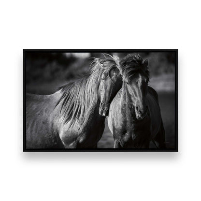 [Color:Satin Black], Picture of art in a Satin Black frame