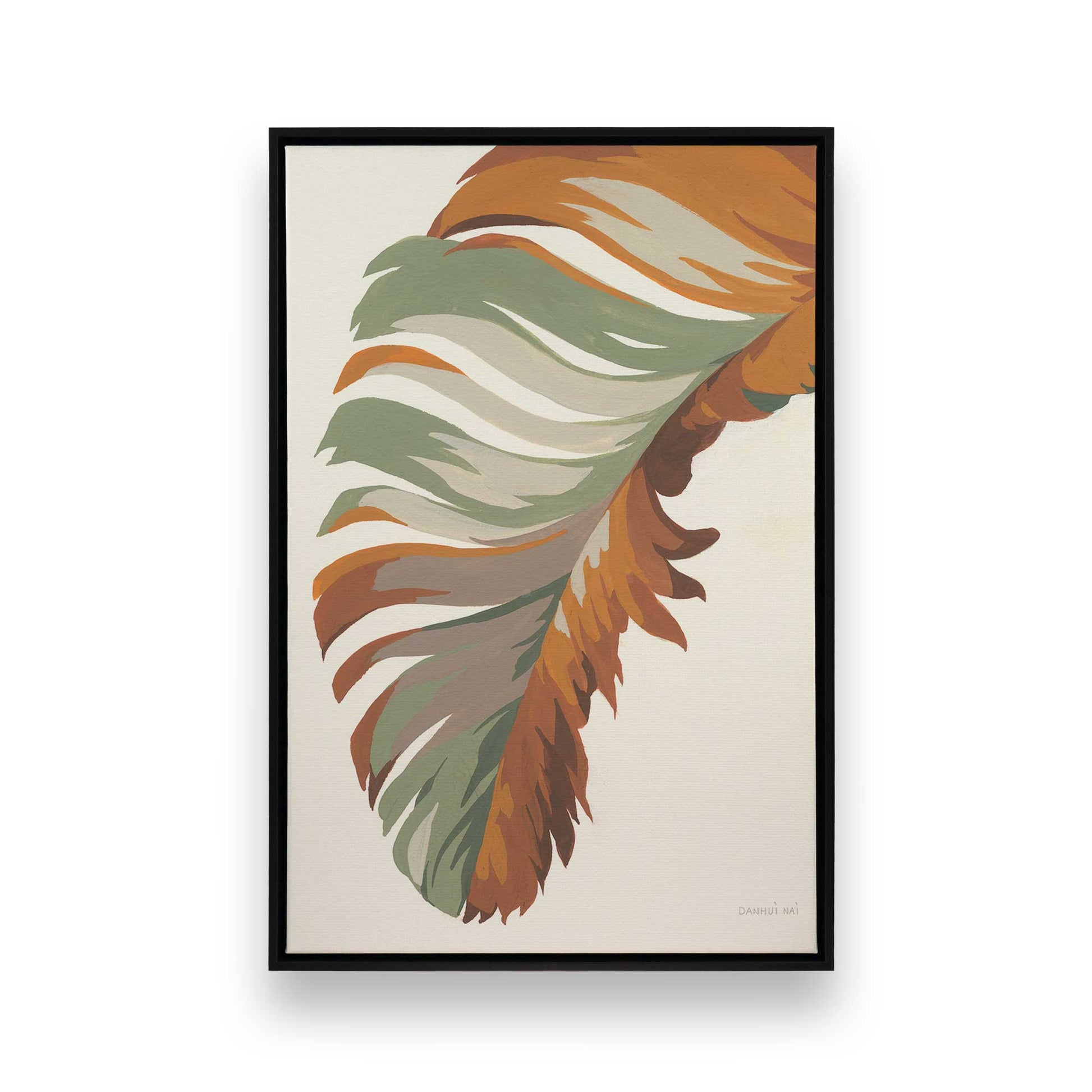 [Color:Satin Black], Picture of art in a Satin Black frame