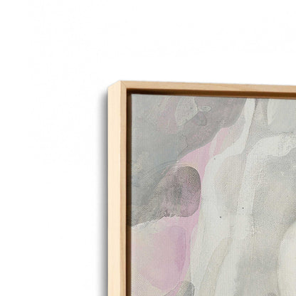 [Color:American Maple], Picture of art in a American Maple frame at an angle