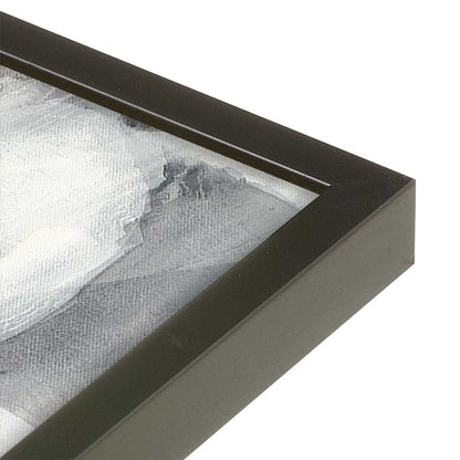 [Color:Satin Black], Picture of art in a Satin Black frame at an angle