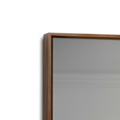 [Color:Walnut], Picture of art in a Walnut frame at an angle