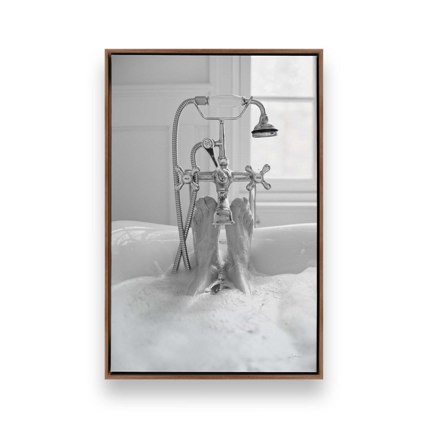 [Color:Walnut], Picture of art in a Walnut frame