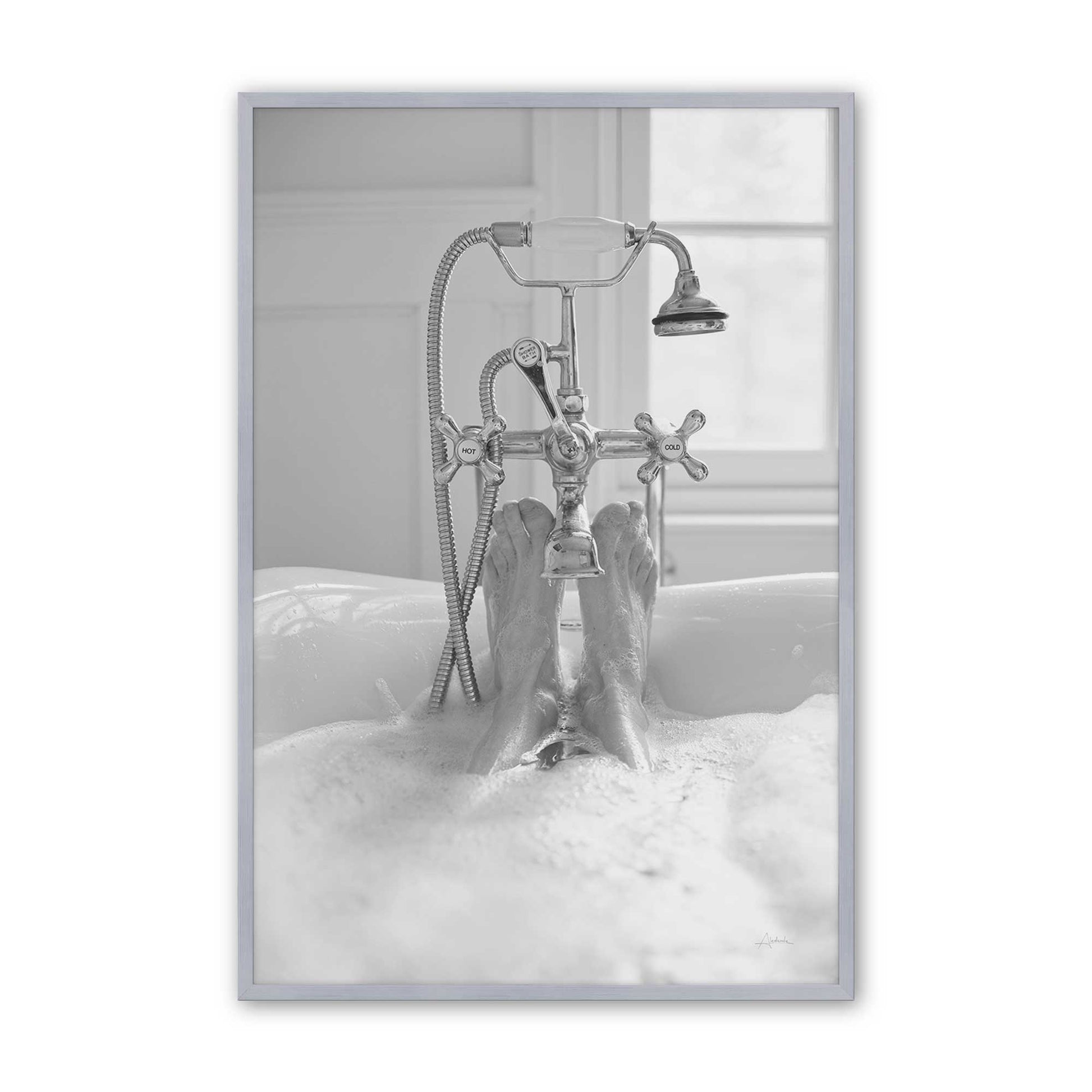 [Color:Polished Chrome], Picture of art in a Polished Chrome frame