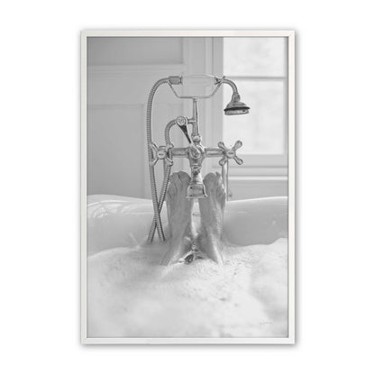[Color:Opaque White], Picture of art in a Opaque White frame