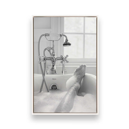 [Color:Opaque White], Picture of art in a White frame