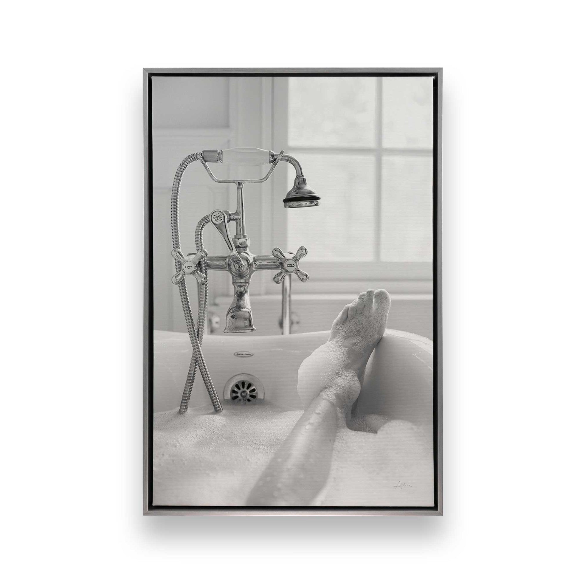 [Color:Polished Chrome], Picture of art in a Polished Chrome frame