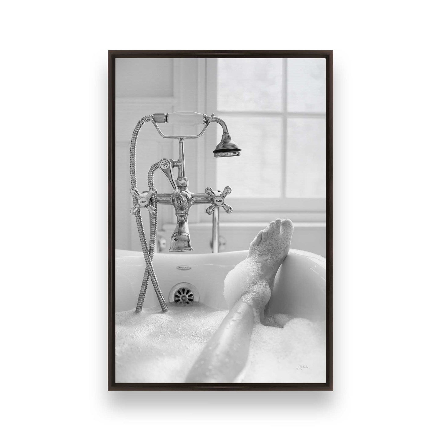 [Color:Espresso], Picture of art in a Espresso frame