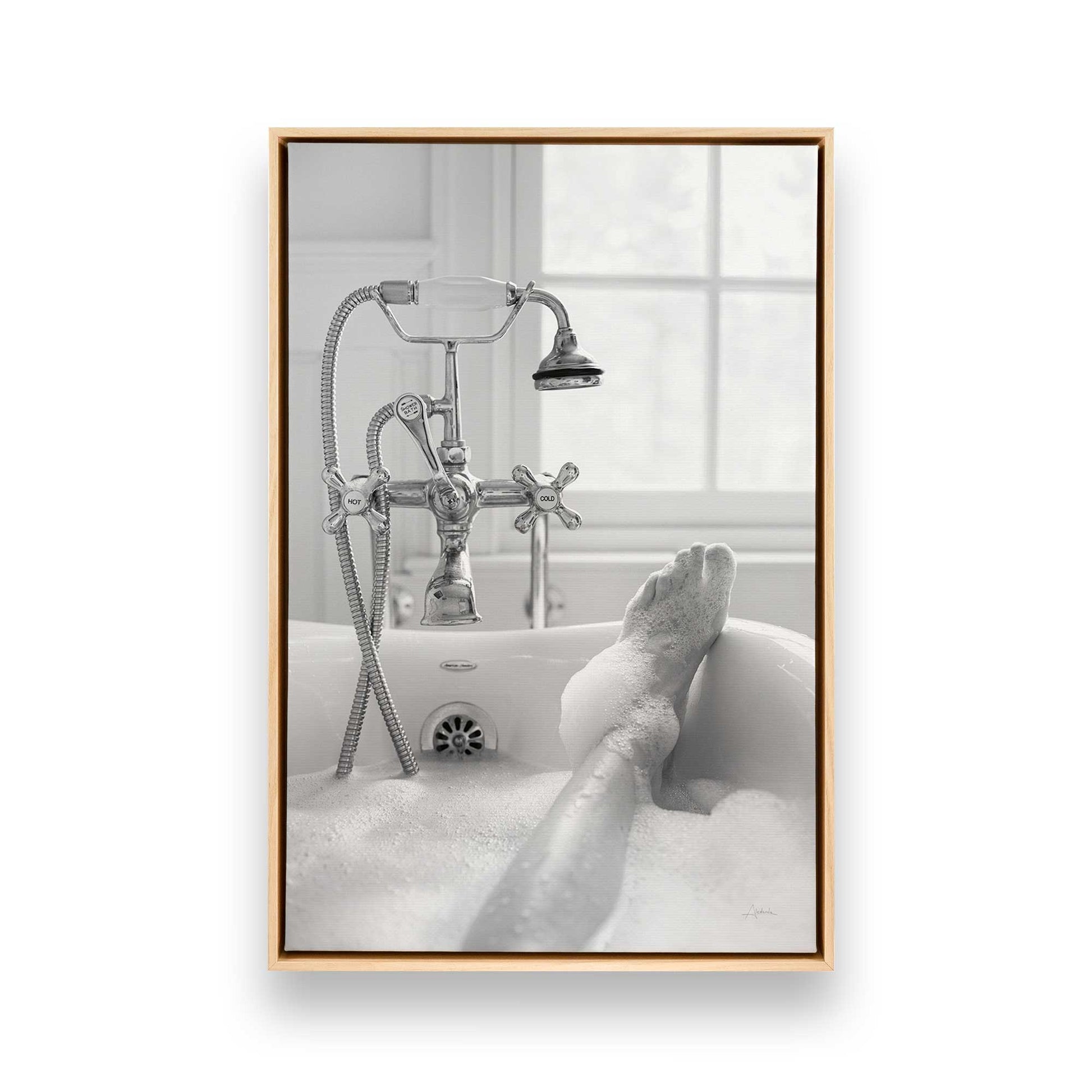 [Color:American Maple], Picture of art in a American Maple frame