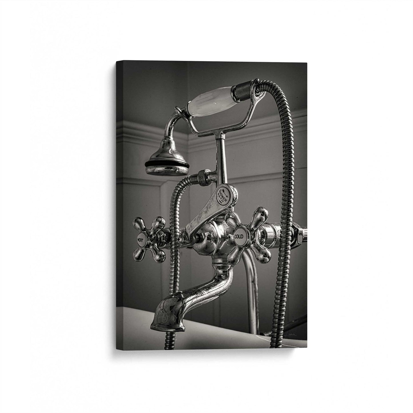 [Color:Stretched Canvas], Picture of art at an angle