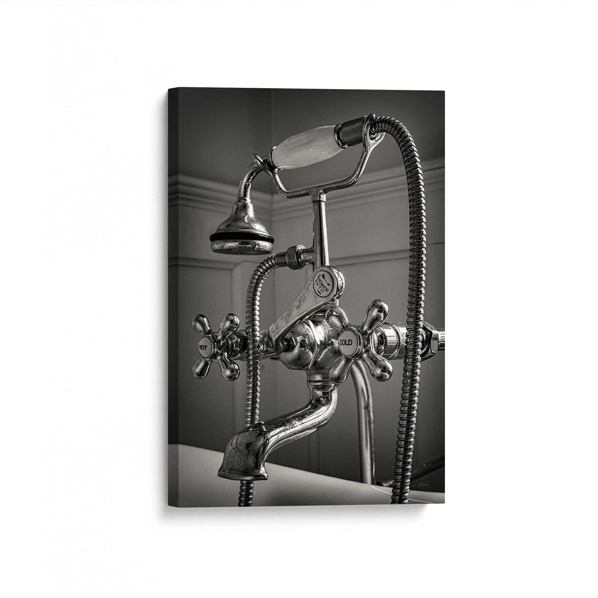 [Color:Stretched Canvas], Picture of art at an angle