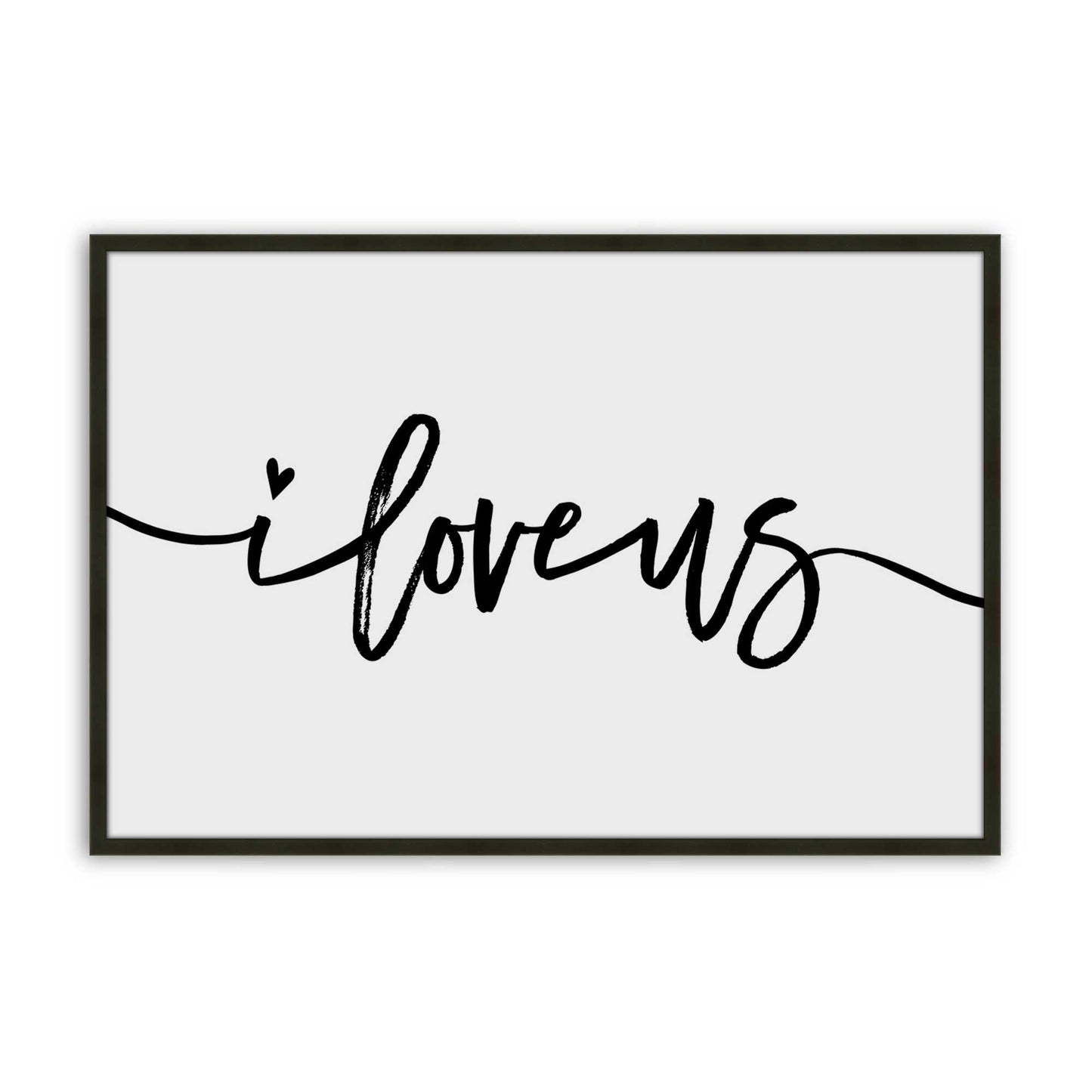 [Color:Satin Black], Picture of art in a Satin Black frame