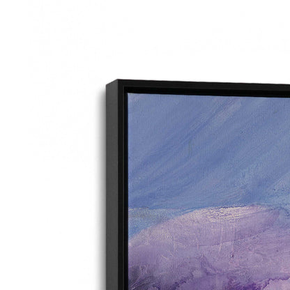 [Color:Satin Black], Picture of art in a Satin Black frame at an angle