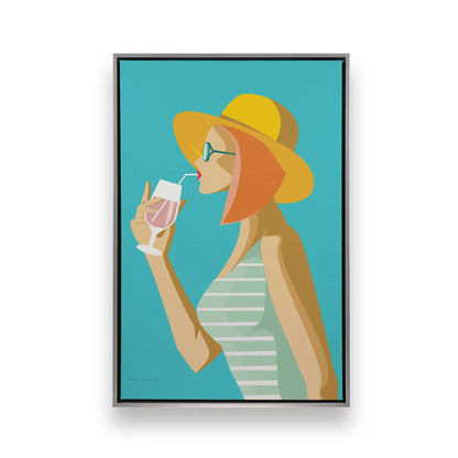 [Color:Polished Chrome], Picture of art in a Polished Chrome frame