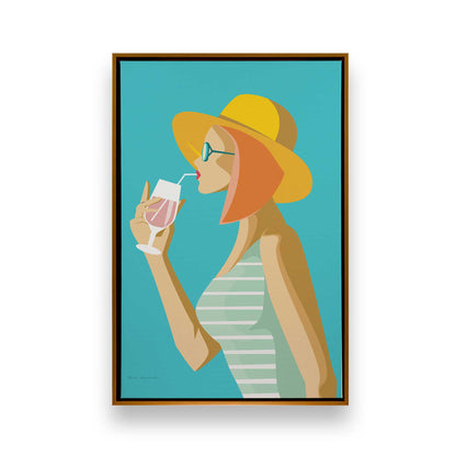 [Color:Polished Gold], Picture of art in a Polished Gold frame