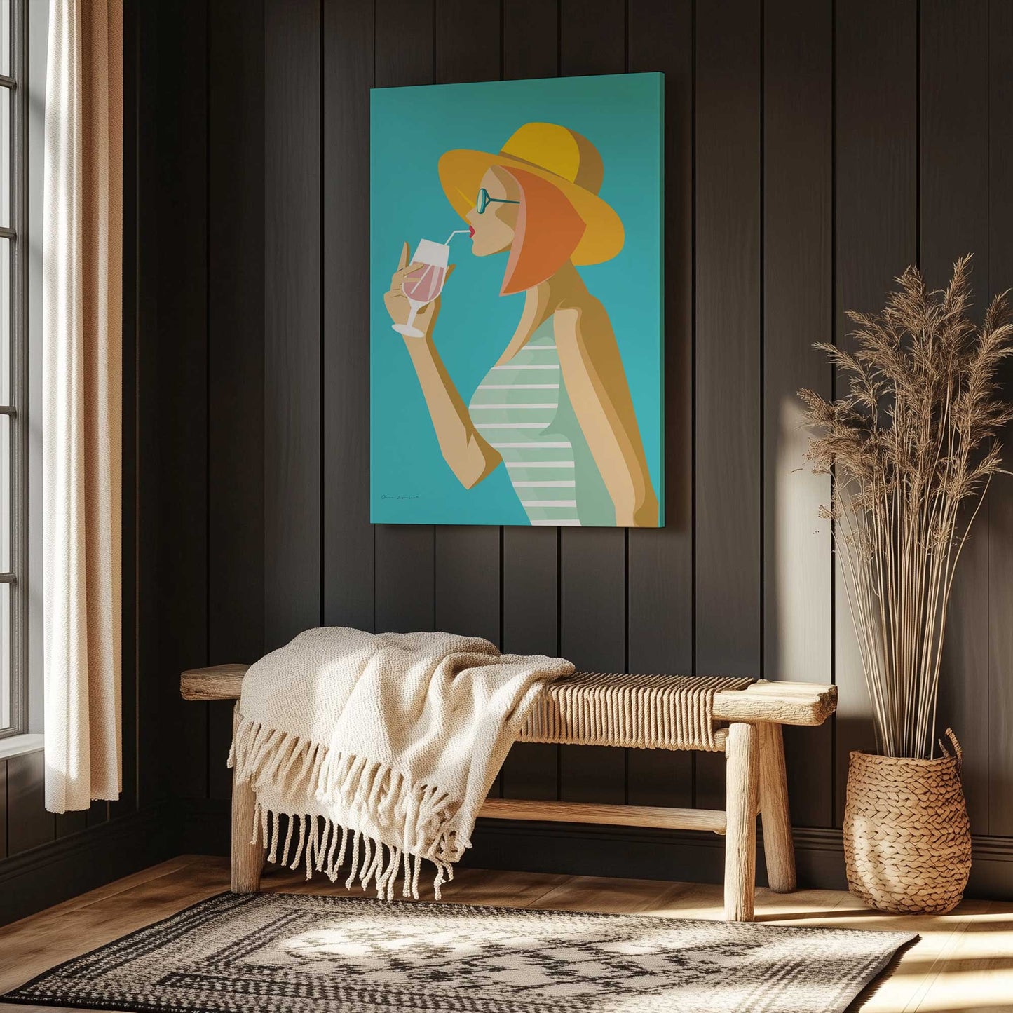 Picture of art in a room