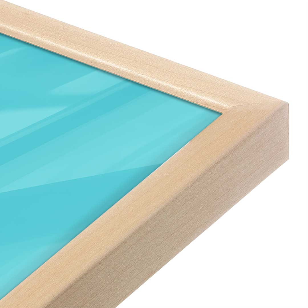 [Color:Raw Maple], Picture of art in a Raw Maple frame at an angle