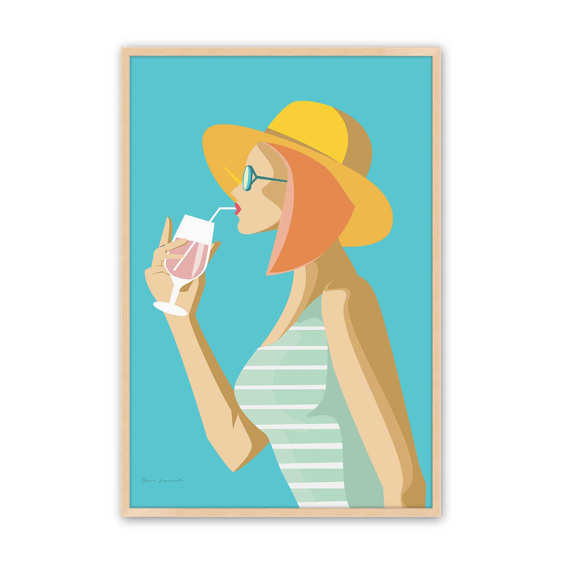 [Color:Raw Maple], Picture of art in a Raw Maple frame