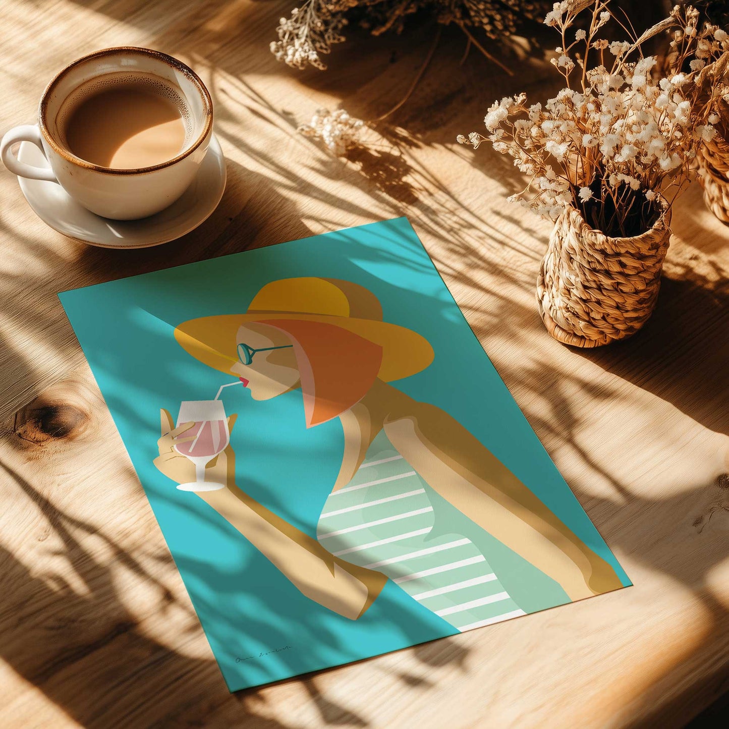 [Color:Rolled Print], Picture of close up of art
