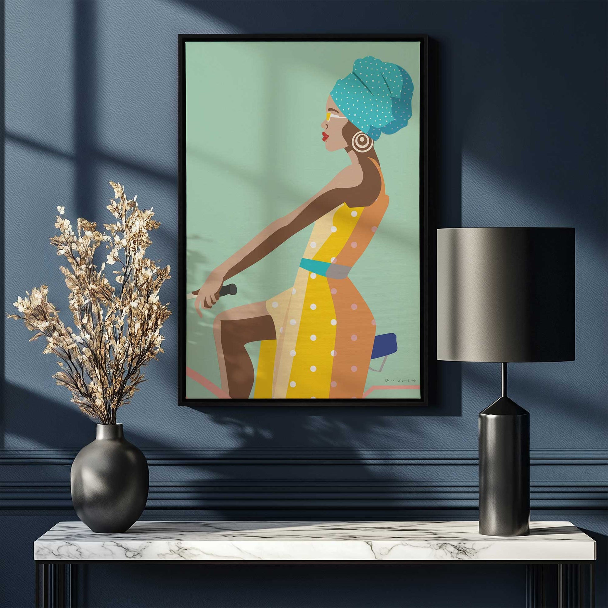 Picture of art in a room
