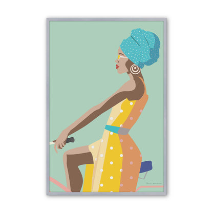 [Color:Polished Chrome], Picture of art in a Polished Chrome frame