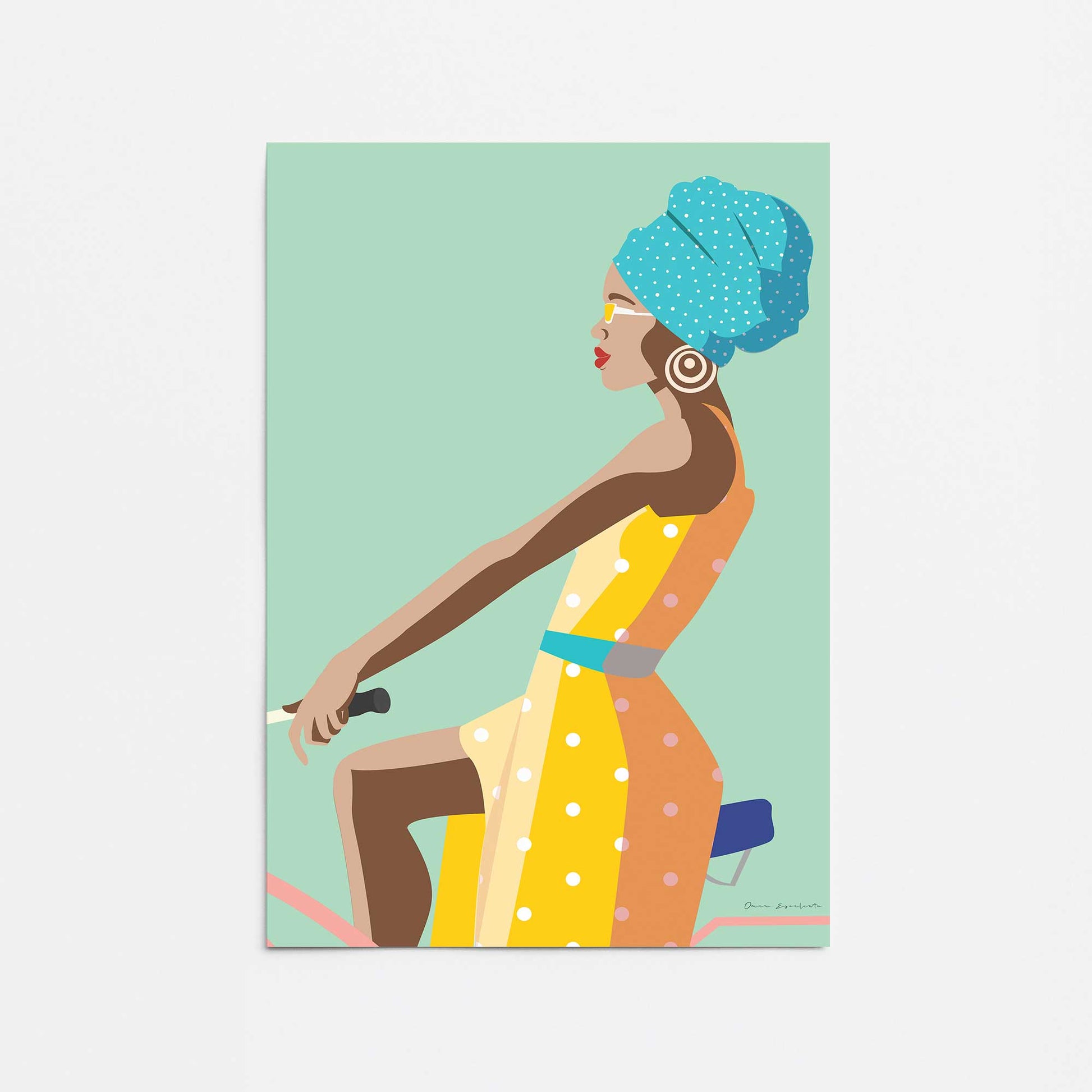 [Color:Rolled Print], Picture of close up of art