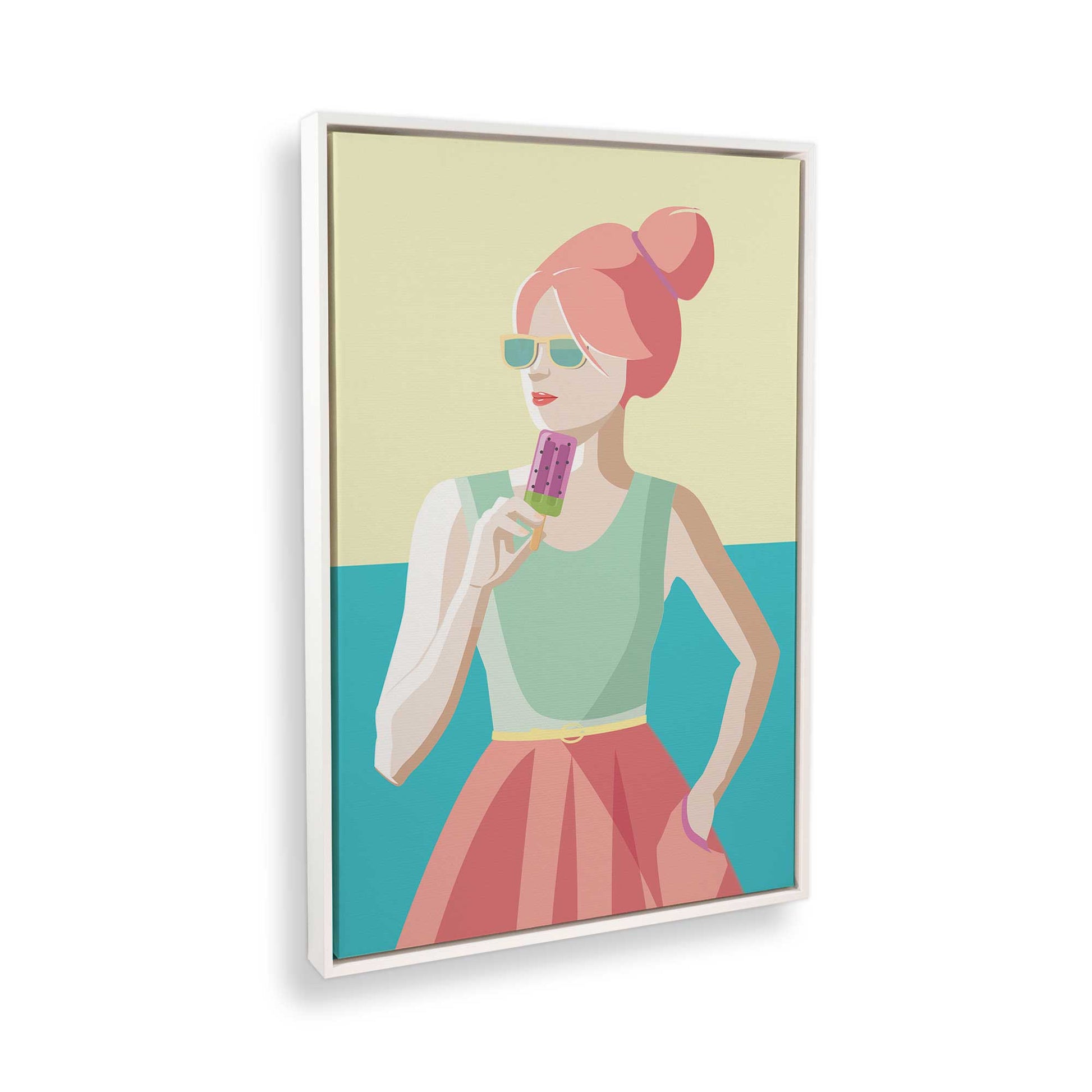 [Color:Opaque White], Picture of the corner of the art