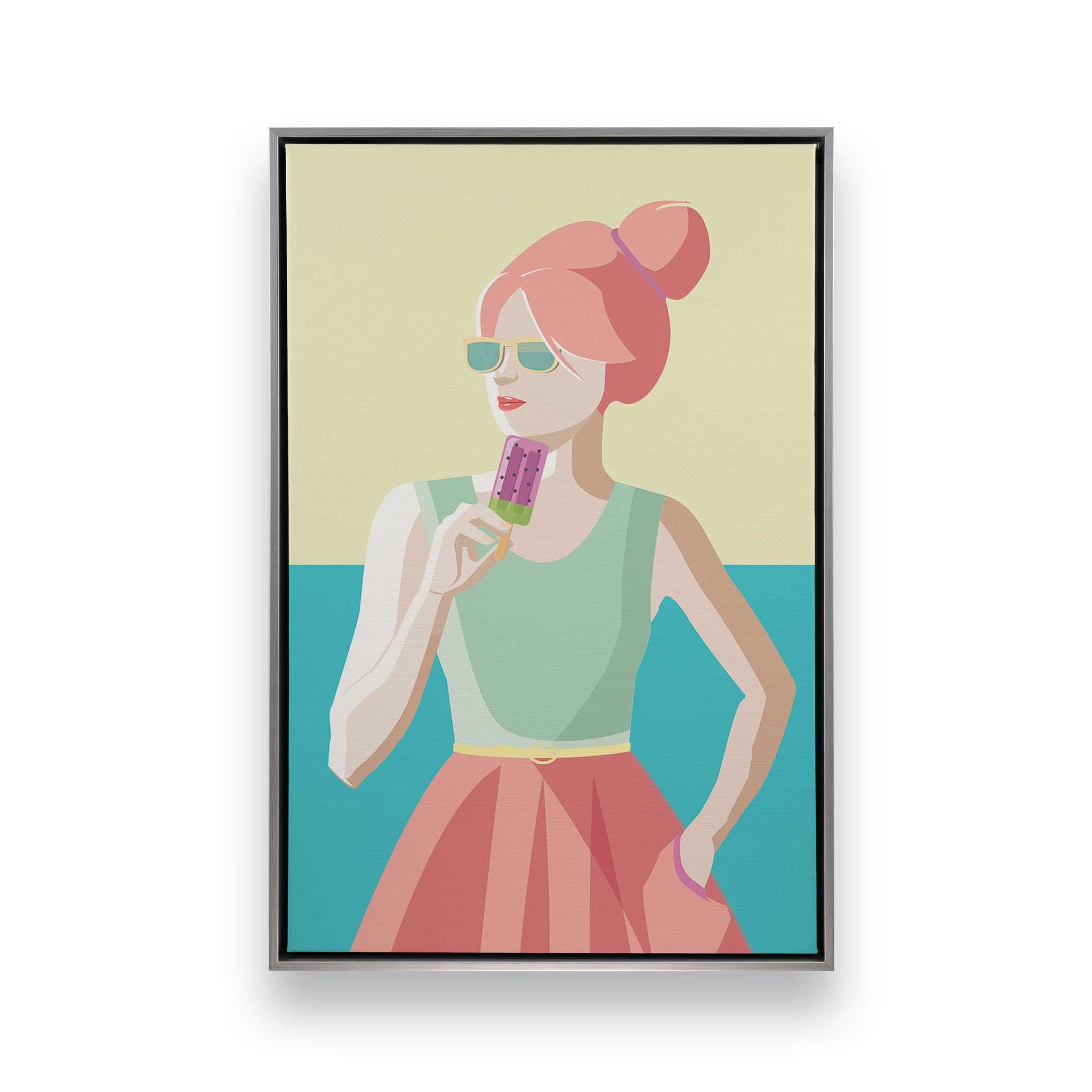 [Color:Polished Chrome], Picture of art in a Polished Chrome frame