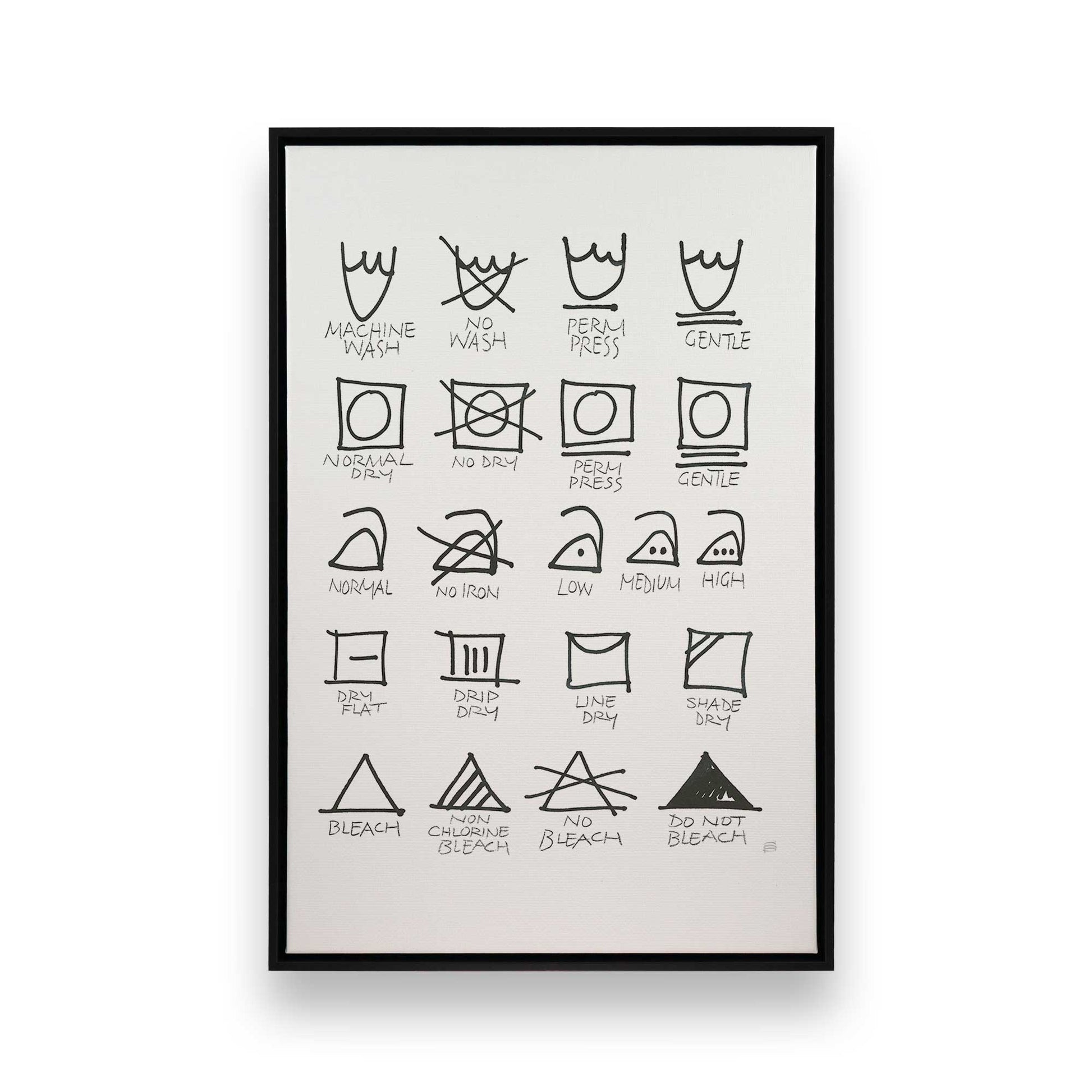 [Color:Satin Black], Picture of art in a Satin Black frame