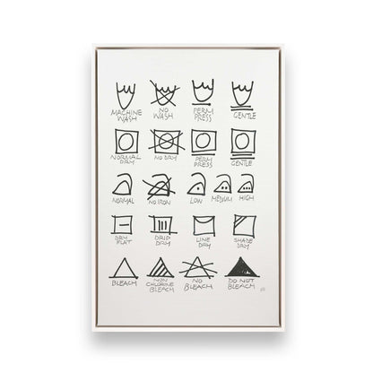[Color:Opaque White], Picture of art in a White frame