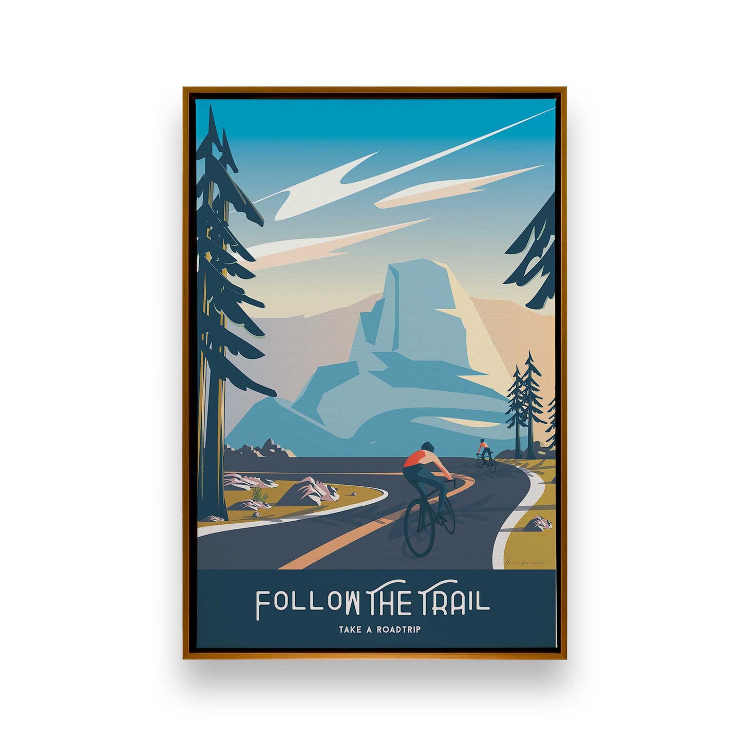 [Color:Polished Gold], Picture of art in a Polished Gold frame
