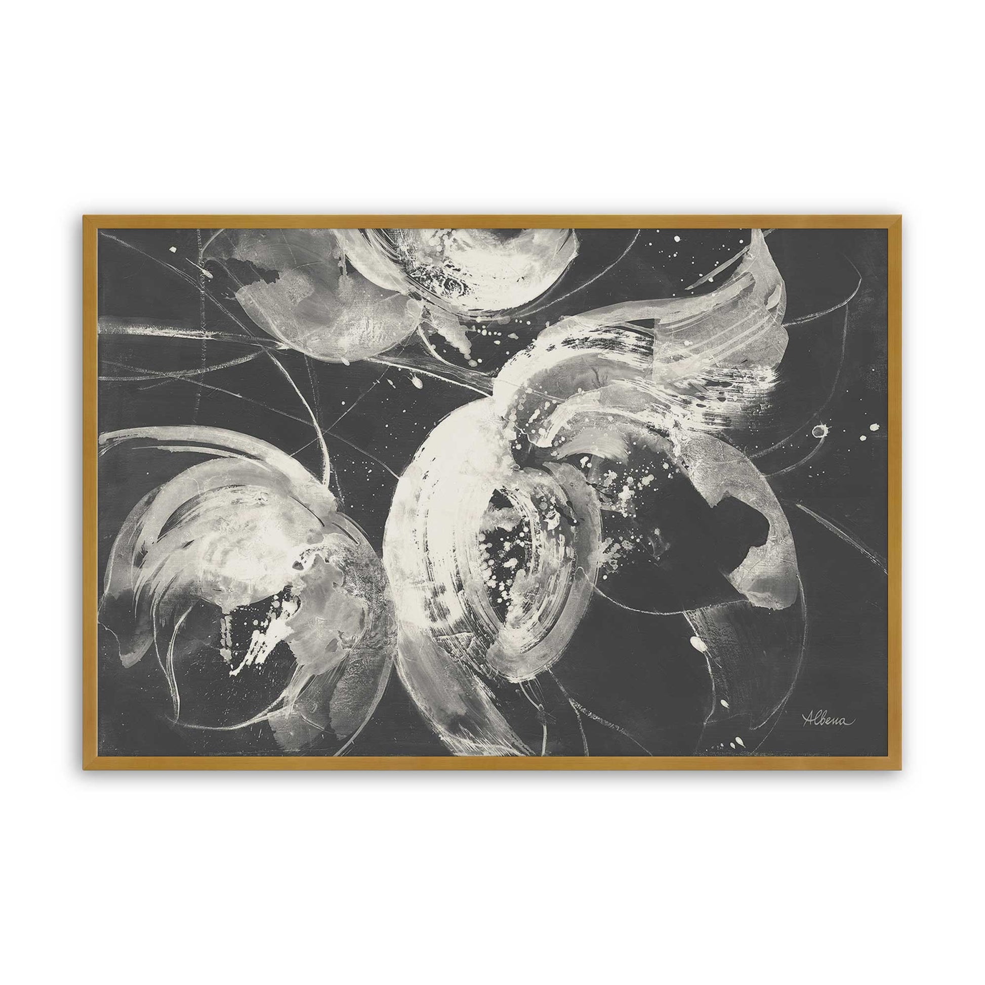 [Color:Polished Gold], Picture of art in a Polished Gold frame