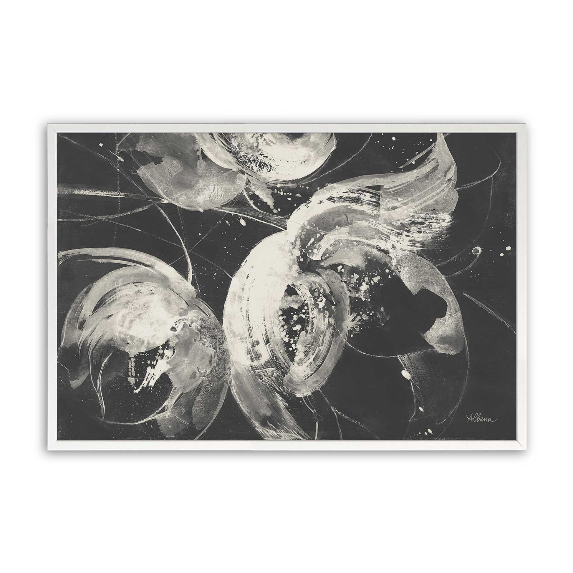 [Color:Opaque White], Picture of art in a Opaque White frame