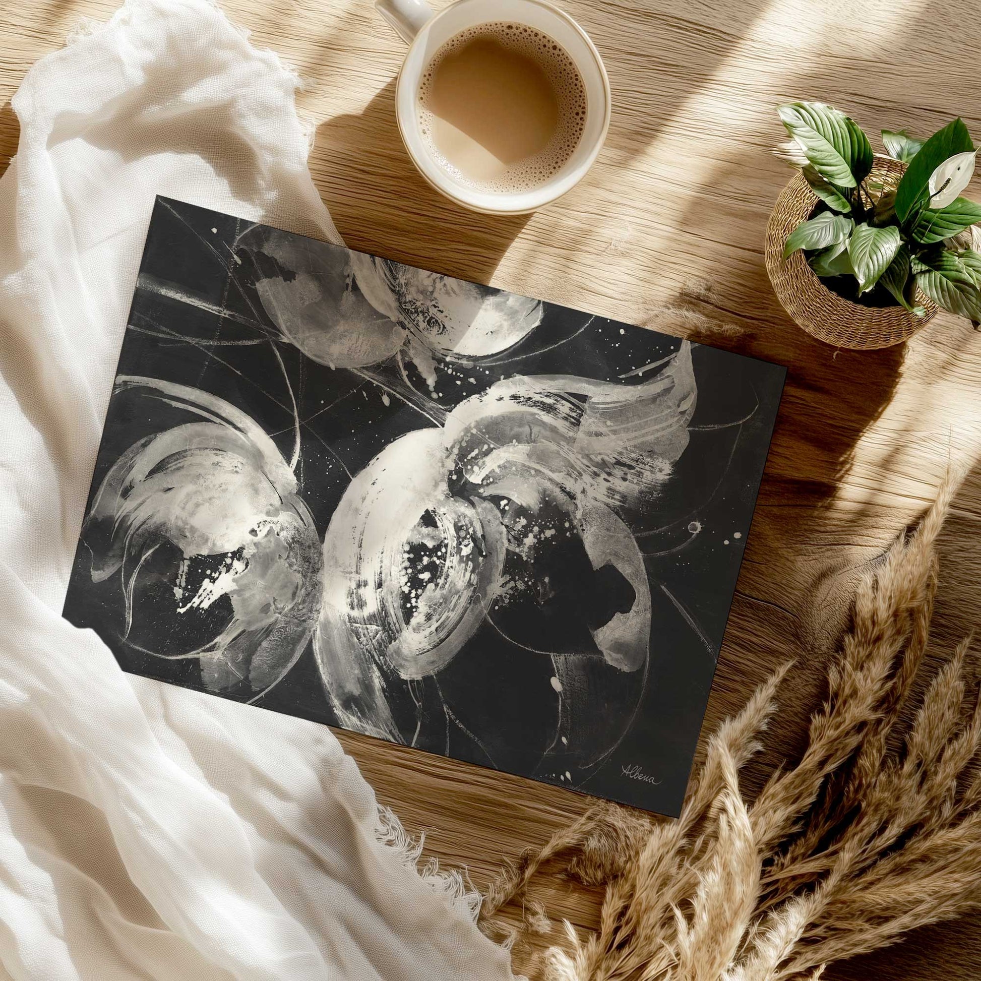 [Color:Rolled Print], Picture of close up of art
