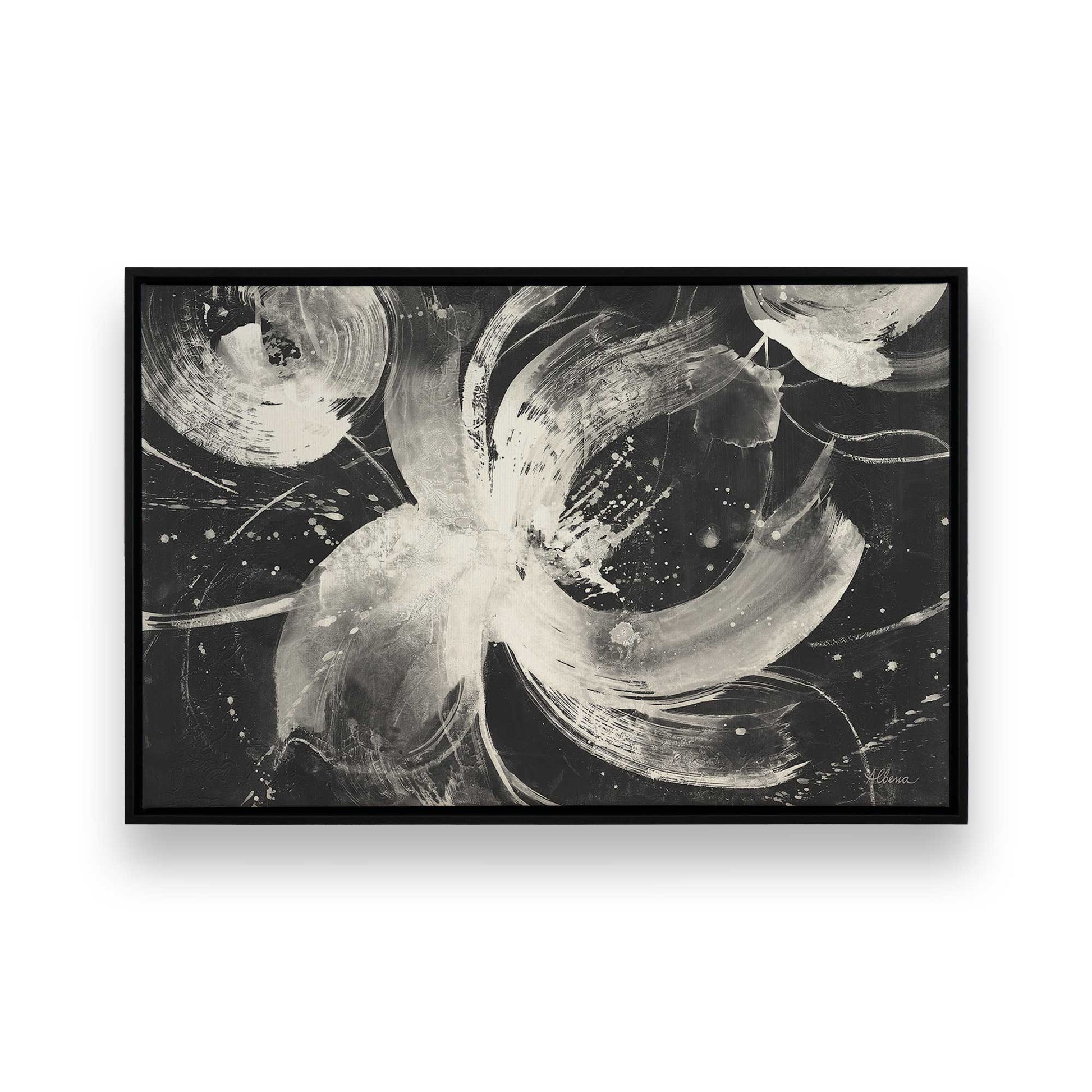 [Color:Satin Black], Picture of art in a Satin Black frame