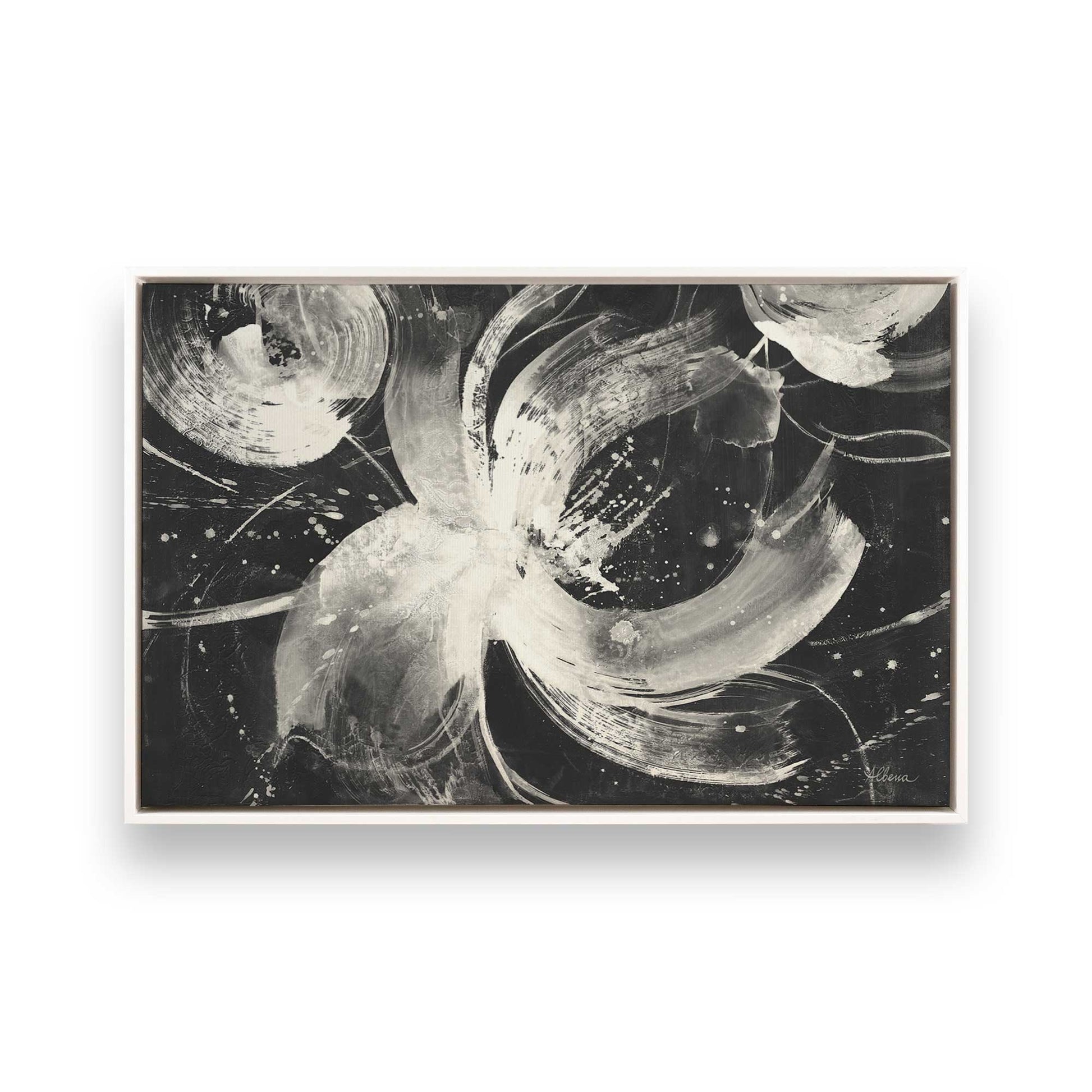[Color:Opaque White], Picture of art in a White frame