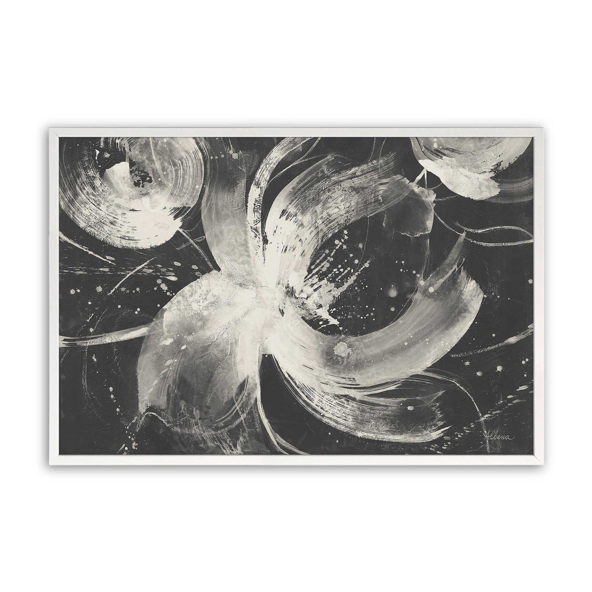 [Color:Opaque White], Picture of art in a Opaque White frame
