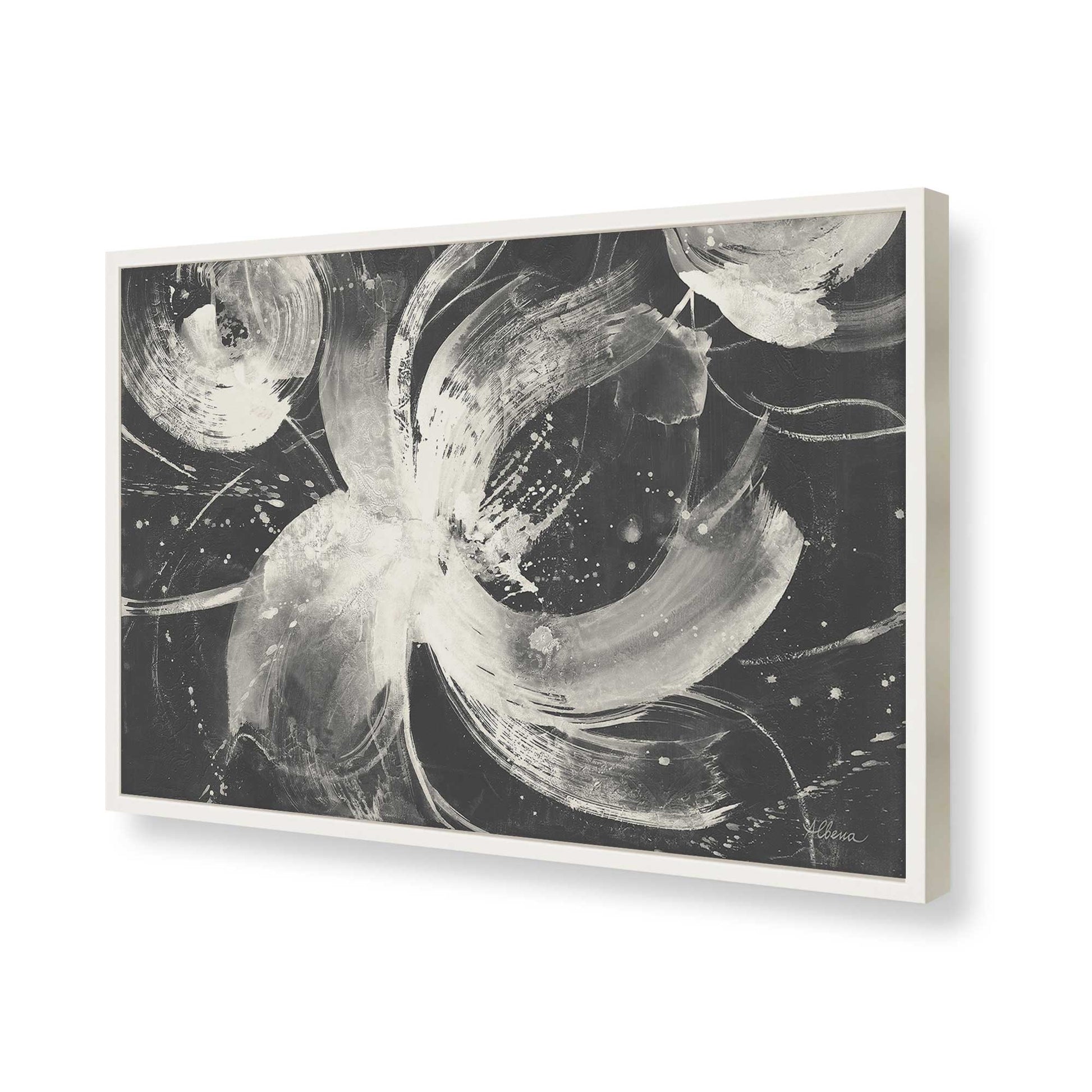 [Color:Opaque White], Picture of art in a Opaque White frame of the corner